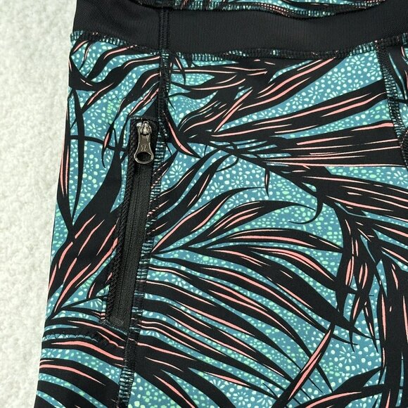 Lululemon Women's Tropical Mesh Inspire Tight II Zip Pockets Leggings Size 6 EUC - Picture 3 of 7